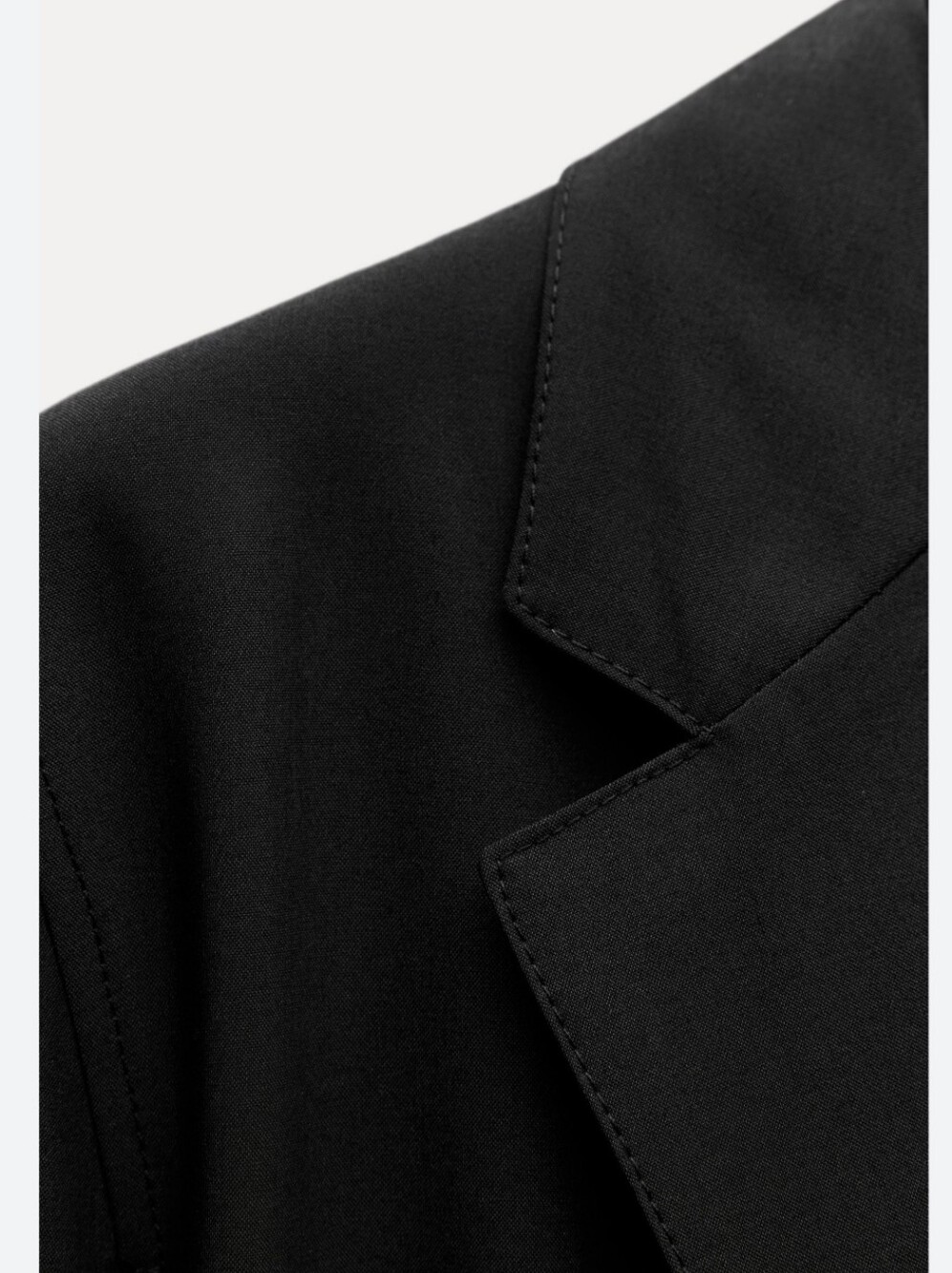 Zara BELTED SHIRT DRESS BLAZER BLACK DRESS ZW COLLECTION - Picture 4 of 9